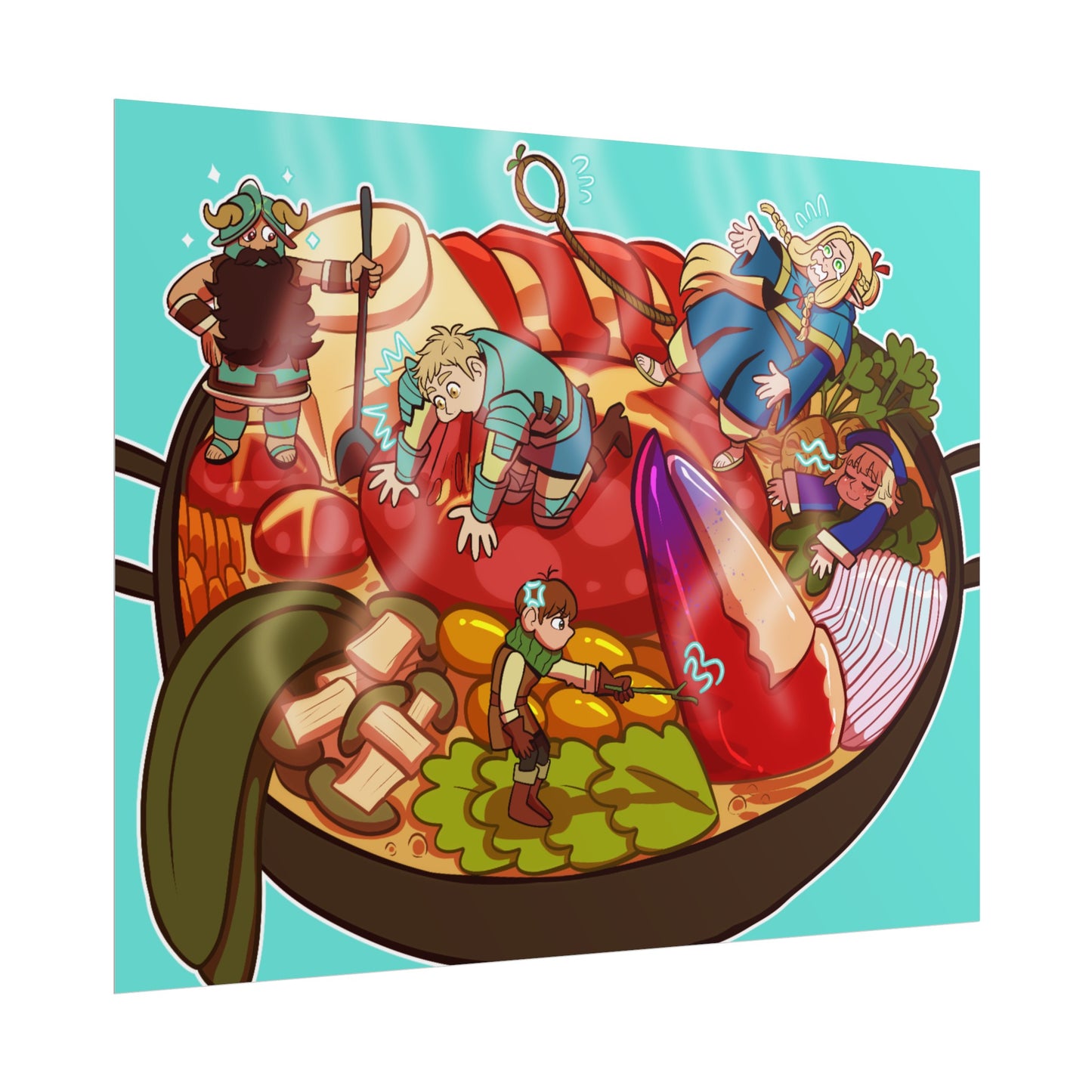 "Dungeon Meshi" Rolled Poster