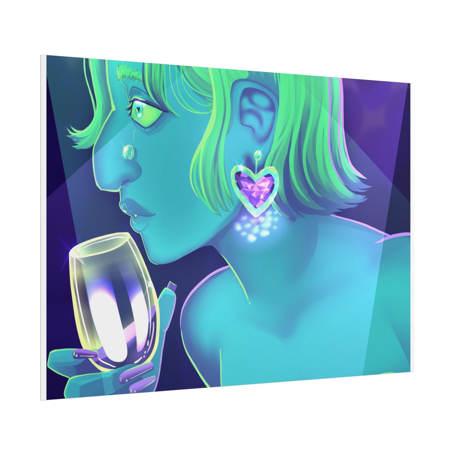 Dani's Queer Bar Gallery - Heart Eyes Poster