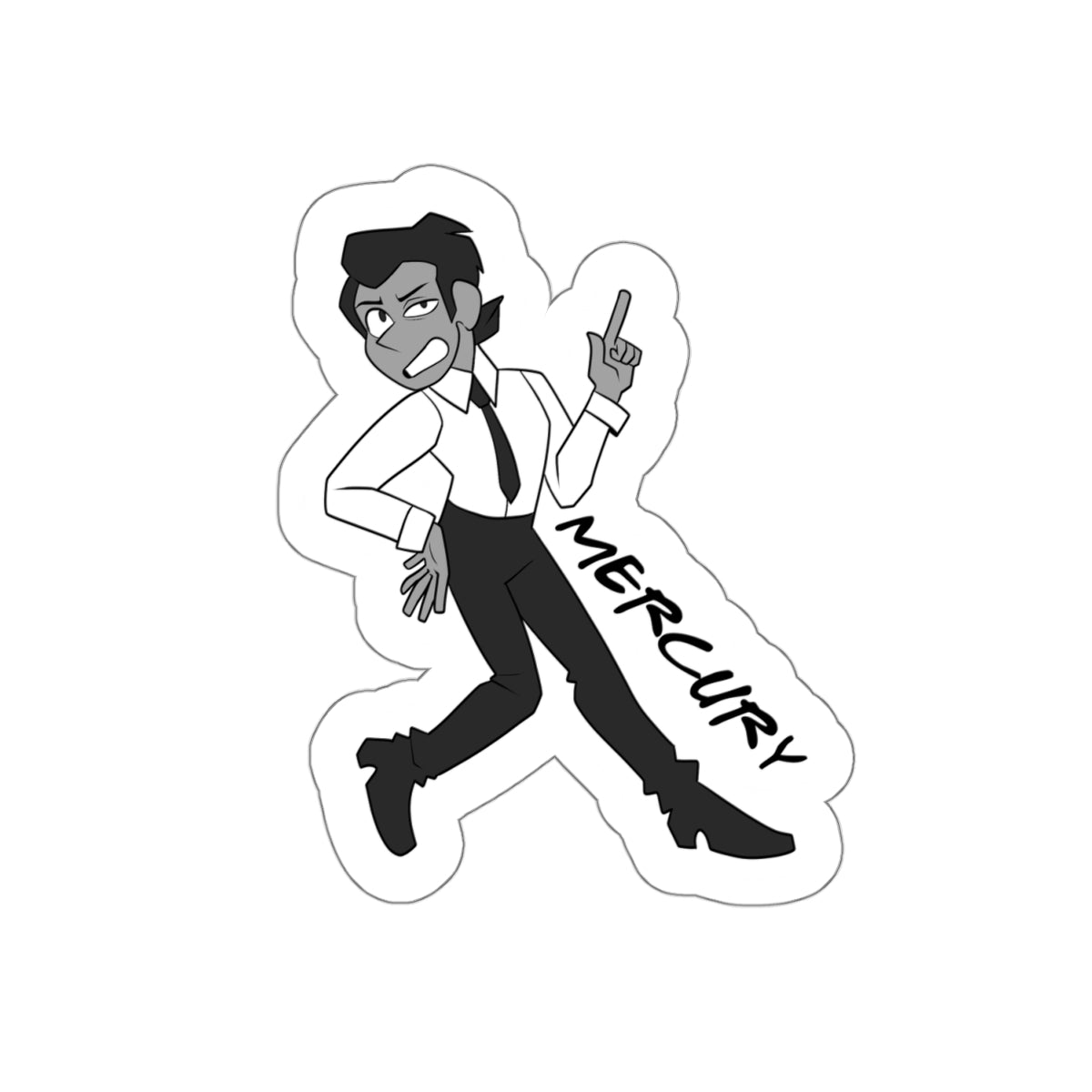 PEATSOS - Planet Mercury Kiss-Cut Sticker