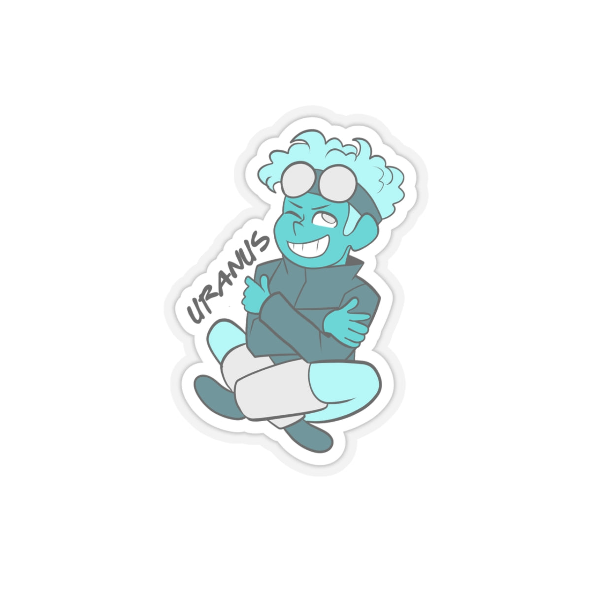 PEATSOS - Planet Uranus Kiss-Cut Sticker