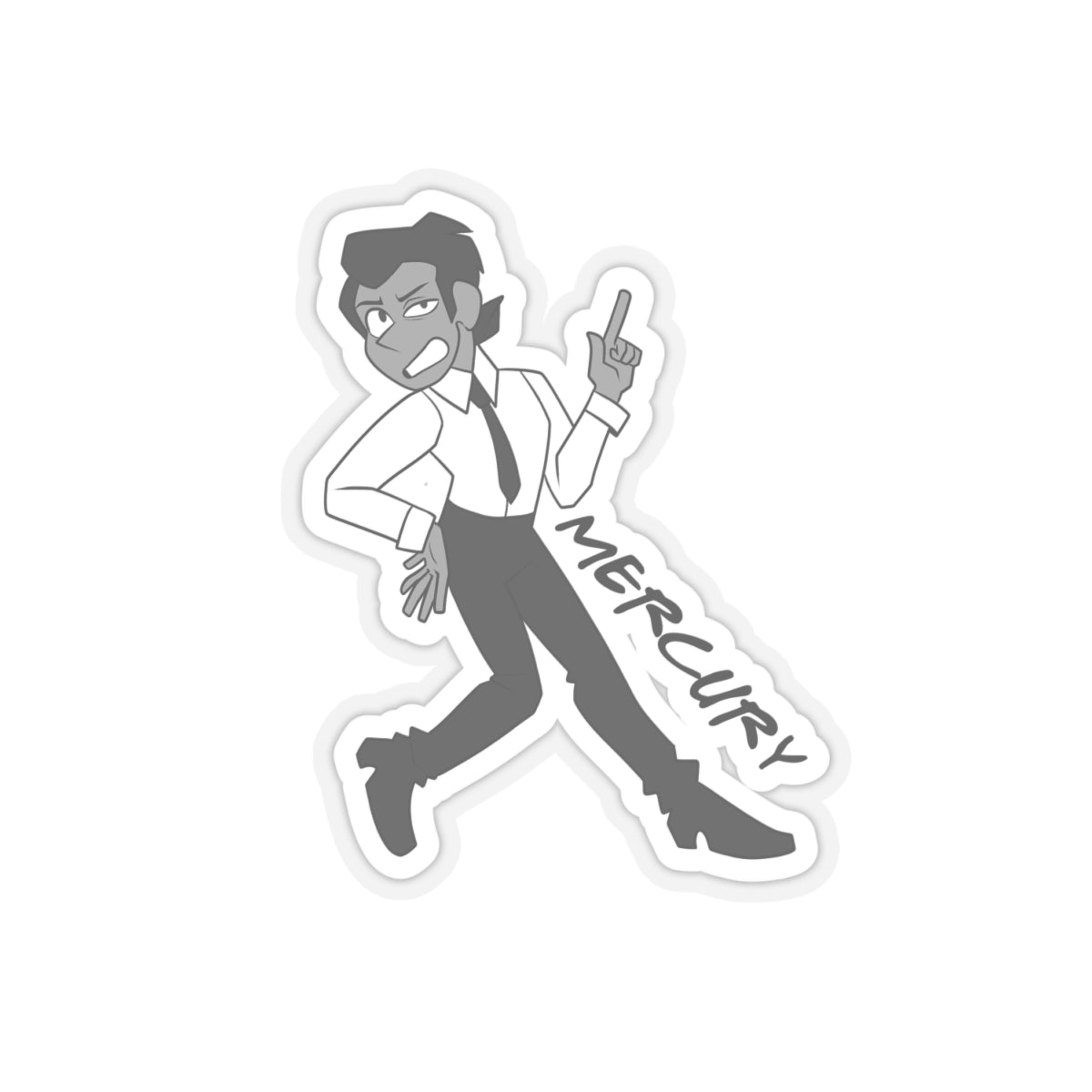 PEATSOS - Planet Mercury Kiss-Cut Sticker