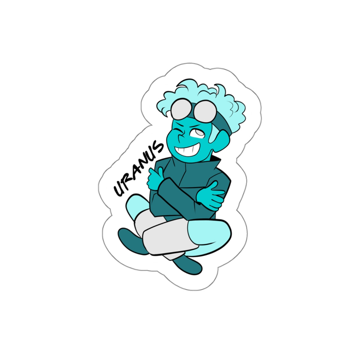 PEATSOS - Planet Uranus Kiss-Cut Sticker