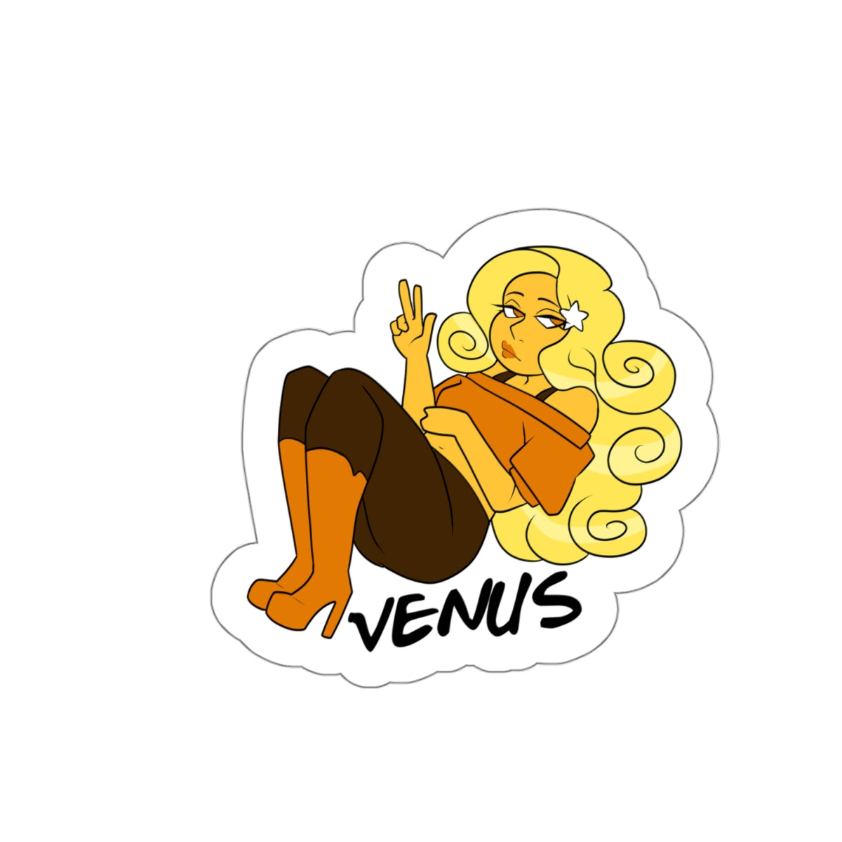 PEATSOS - Planet Venus Kiss-Cut Sticker